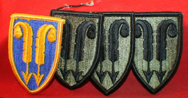 Lot of 4, US Army 22nd Field Army Support Command Shoulder Flashes/ Patch