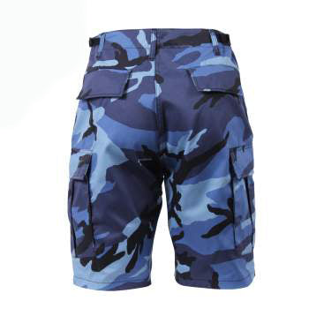 Navy Blue Military Camouflage Bermuda Shorts - Army Supply Store Military