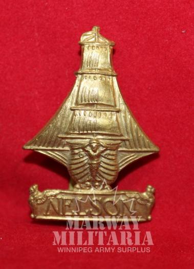 British RND Nelson Cap Badge