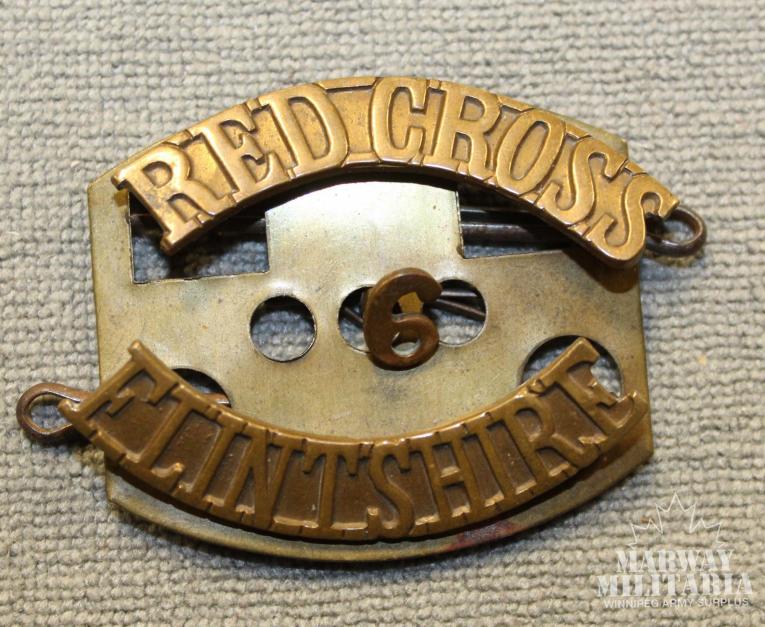 British Red Cross 6 Flintshire Badge