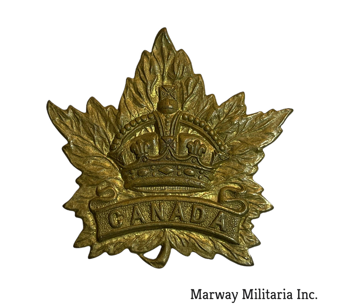 WW2 Canadian General Service Cap Badge