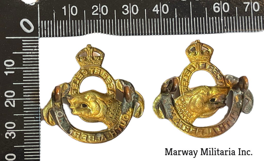 WW2 South Alberta Horse Collar Badge Lot – Marway Militaria Inc ...