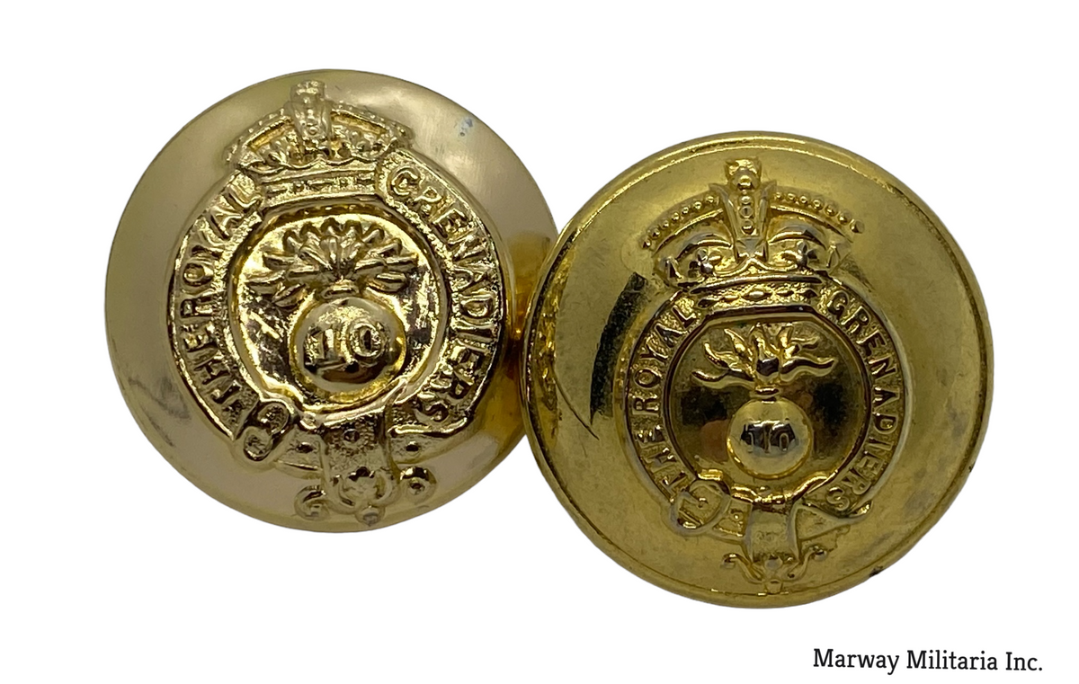 10th Royal Grenadiers Uniform Button Lot – Marway Militaria Inc ...