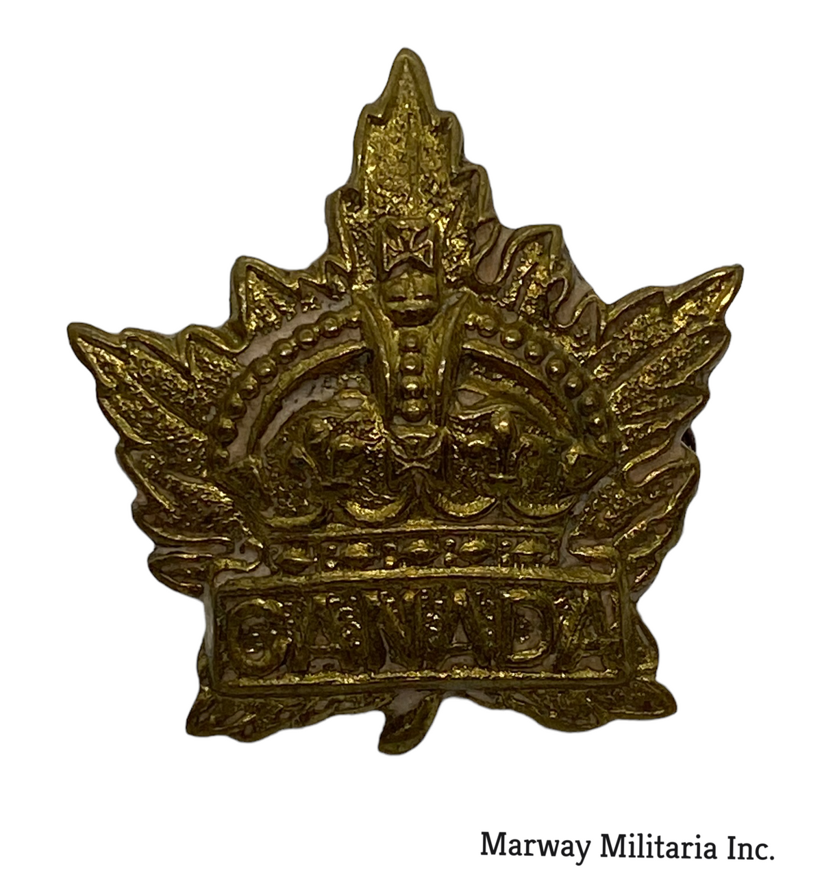 WW1 CEF General Service Collar Badge – Marway Militaria Inc